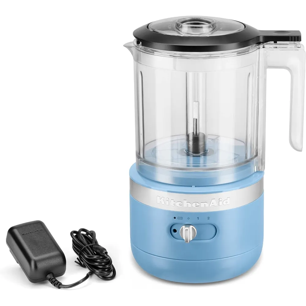 KITCHENAID, PICADORA DE ALIMENTOS INALÁMBRICA 5 QT / 4.7 L | TERCIOPELO AZUL