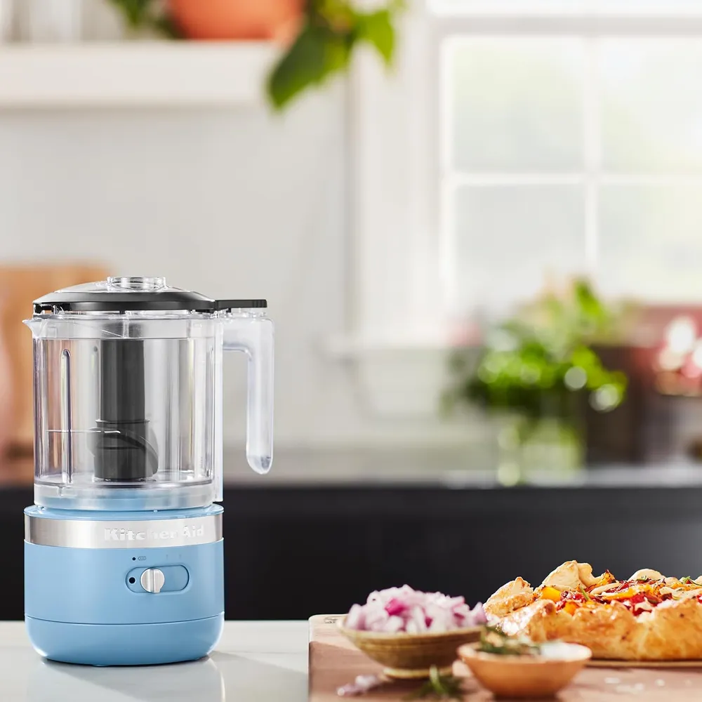 KITCHENAID, PICADORA DE ALIMENTOS INALÁMBRICA 5 QT / 4.7 L | TERCIOPELO AZUL