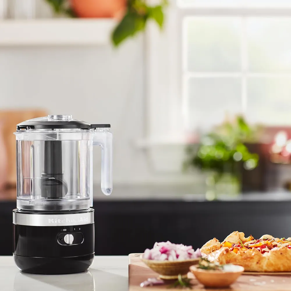 KITCHENAID KFCB519OB, PICADORA DE ALIMENTOS INALÁMBRICA 5 QT / 4.7 L | NEGRO ÓNIX