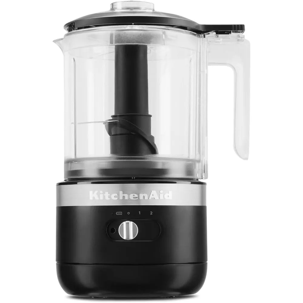 KITCHENAID KFCB519BM, PICADORA DE ALIMENTOS INALÁMBRICA 5 QT / 4.7 L | NEGRO MATE