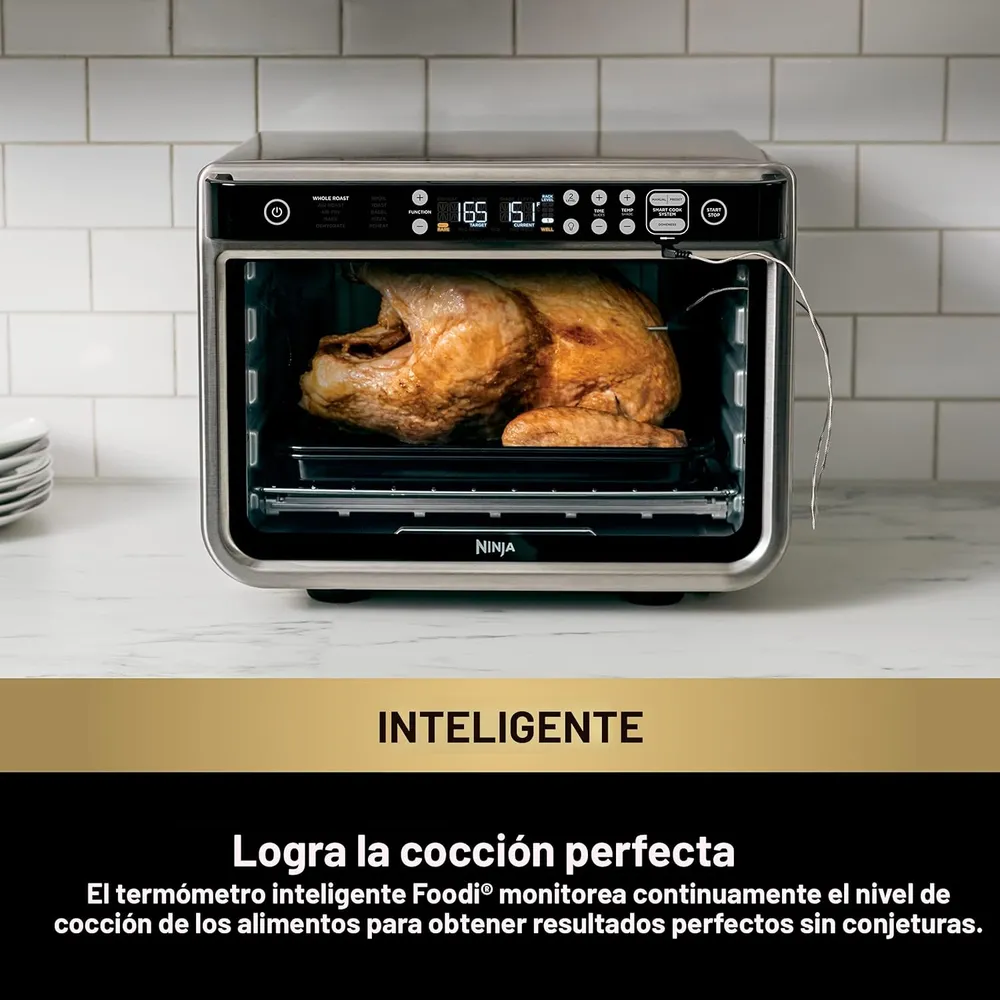 NINJA HORNO DE AIRE FOODI DT251 XL 10 EN 1, 4.85 LB / 2.2 KG | PLATEADO