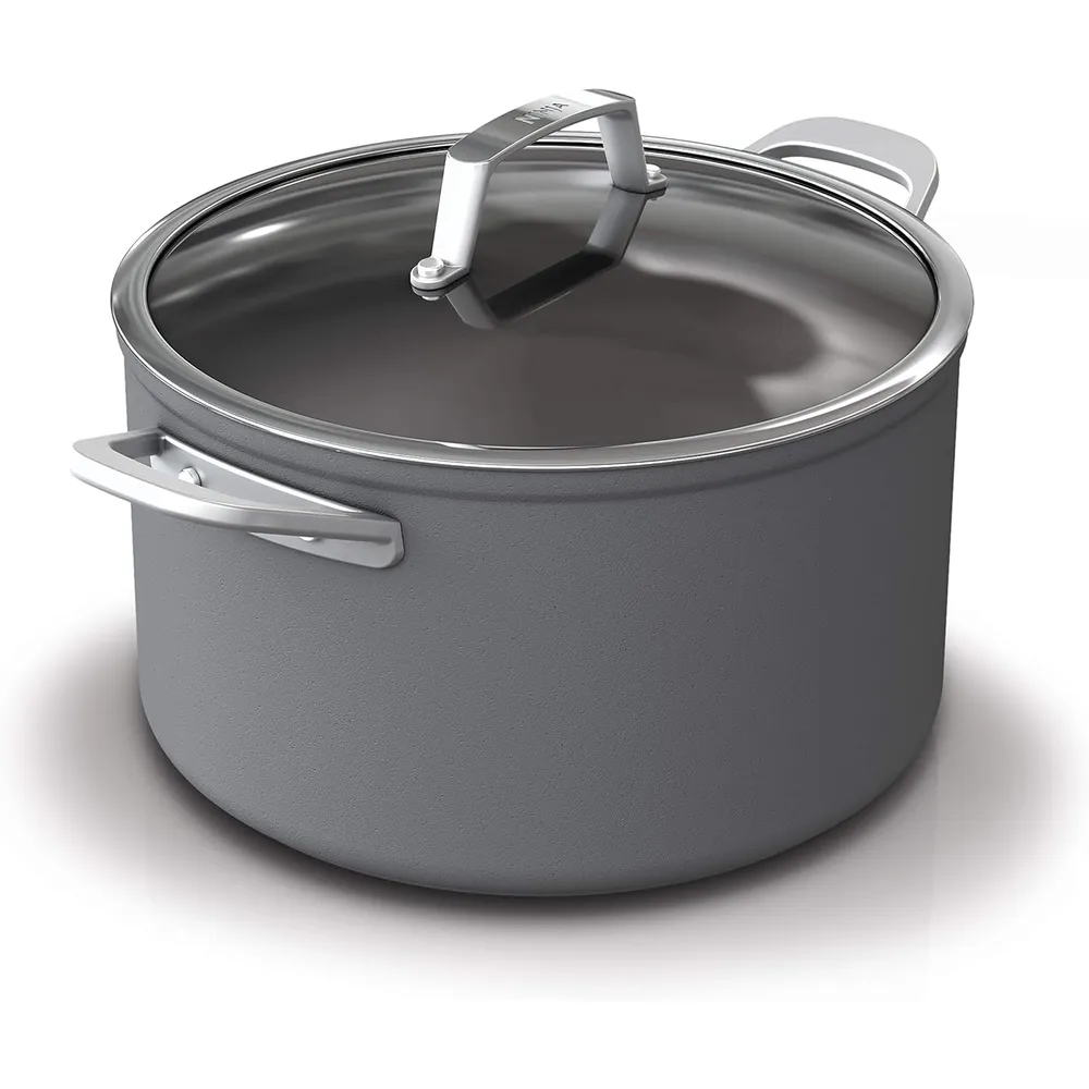 Ninja olla C30480 Foodi Neverstick Premium con tapa, antiadherente | Gris Pizarra