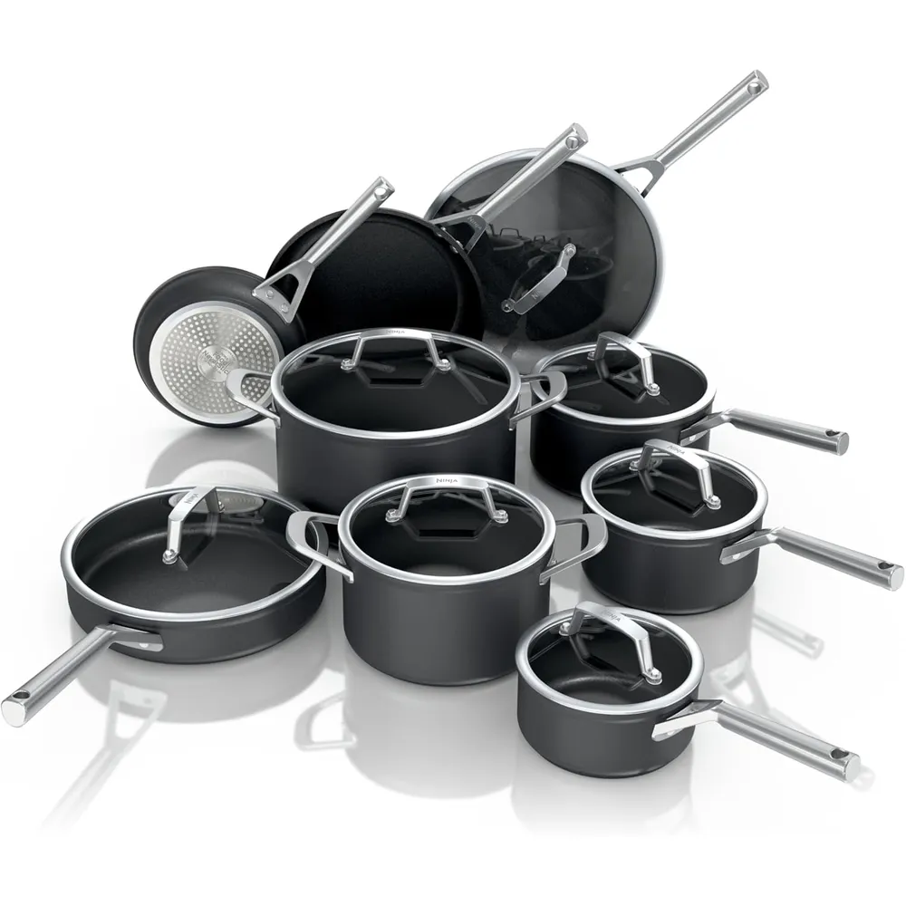 b08c1k2xf8_0_webp.webp Ninja set cocina C39900 Neverstick Professional 16 piezas, antiadherente | Negro