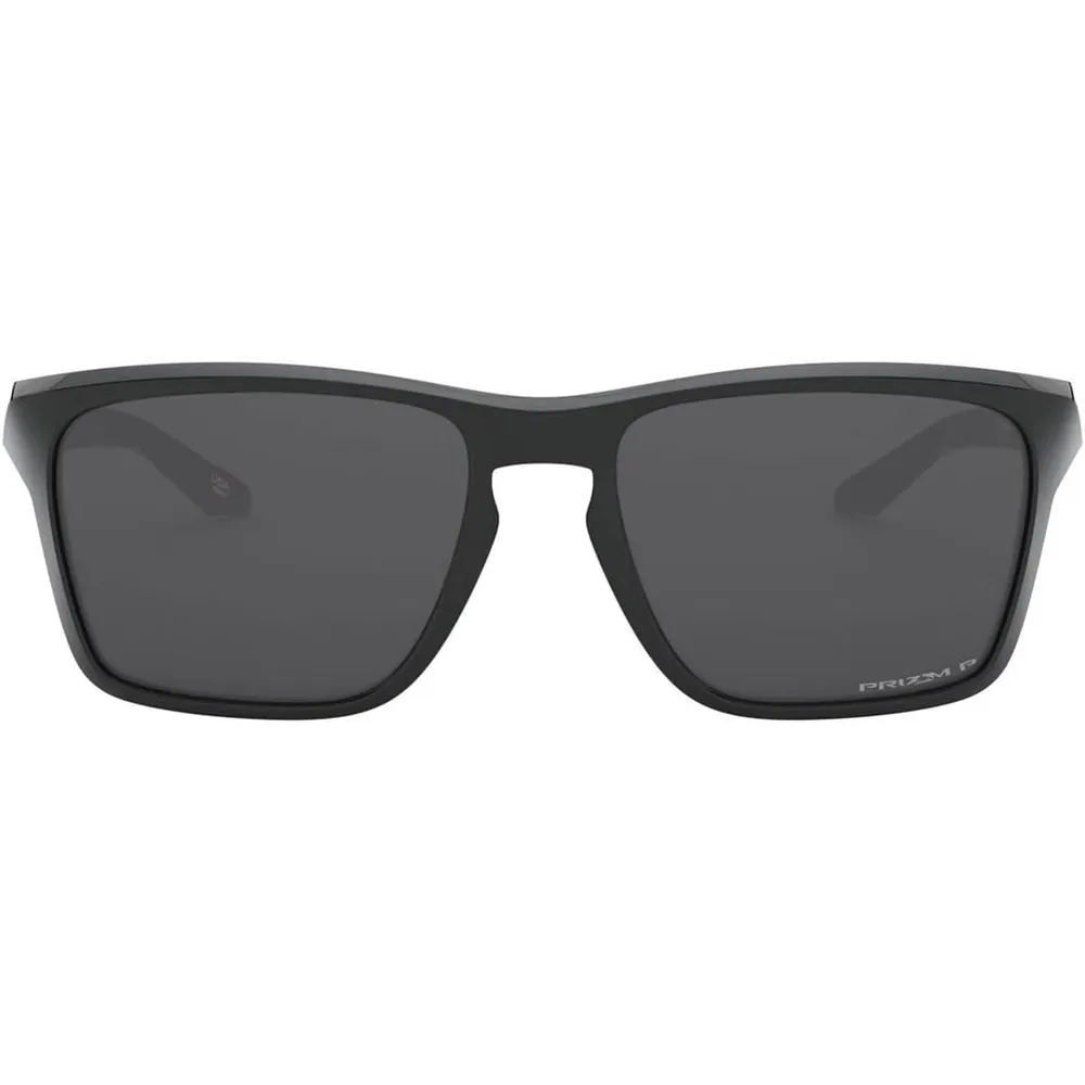Oakley Sylas OO9448F Low Bridge Fit Gafas de sol para hombre | Polished Black / Prizm Black