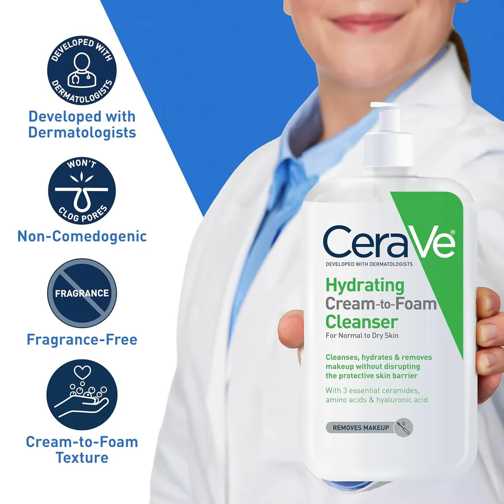 CERAVE LIMPIADOR DESMAQUILLANTE 9 FL OZ / 562 ML