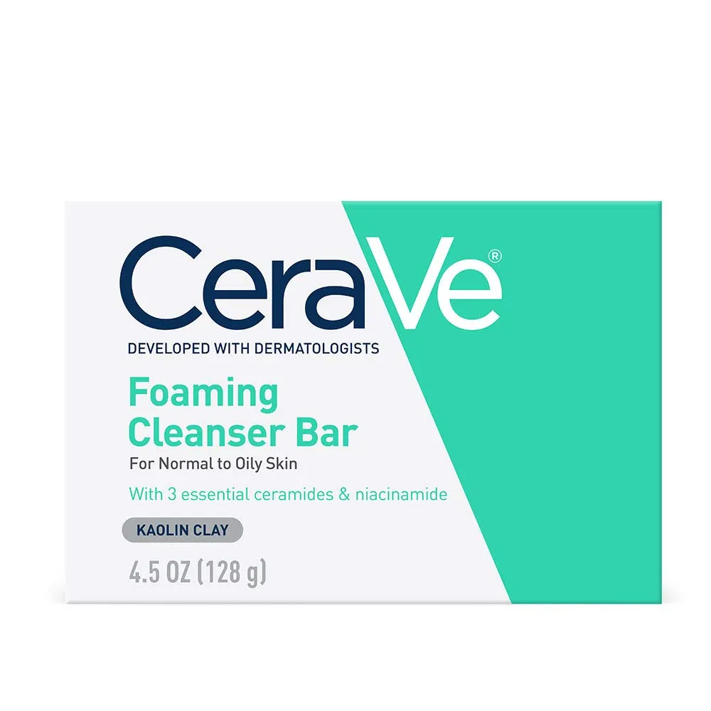 CERAVE BARRA LIMPIADORA PARA PIEL GRASA 4.5 OZ / 128 GR