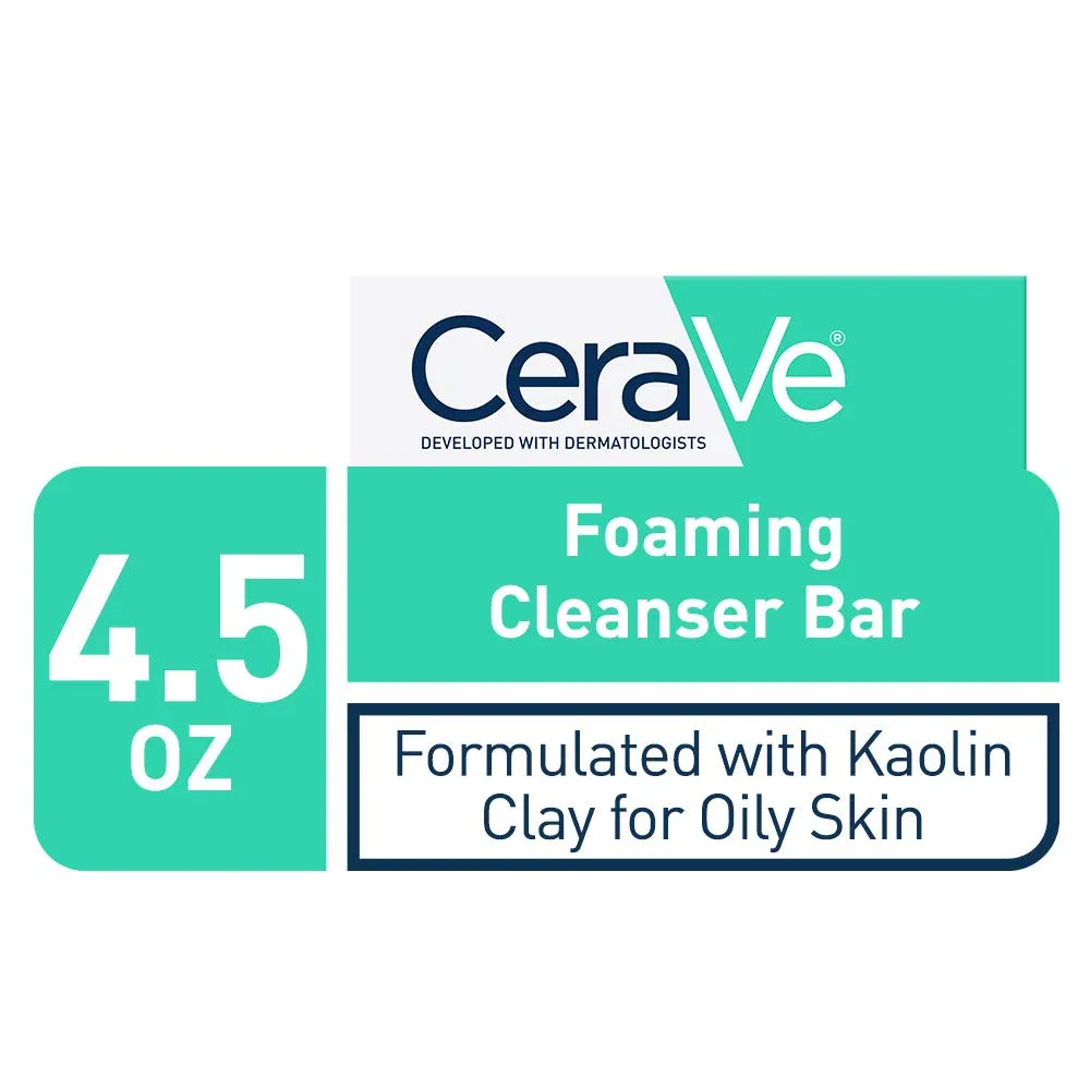 CERAVE BARRA LIMPIADORA PARA PIEL GRASA 4.5 OZ / 128 GR