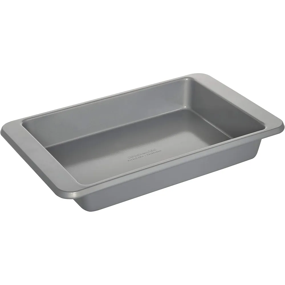 KitchenAid molde para pasteles 23x33 cm, acero aluminizado | Plateado