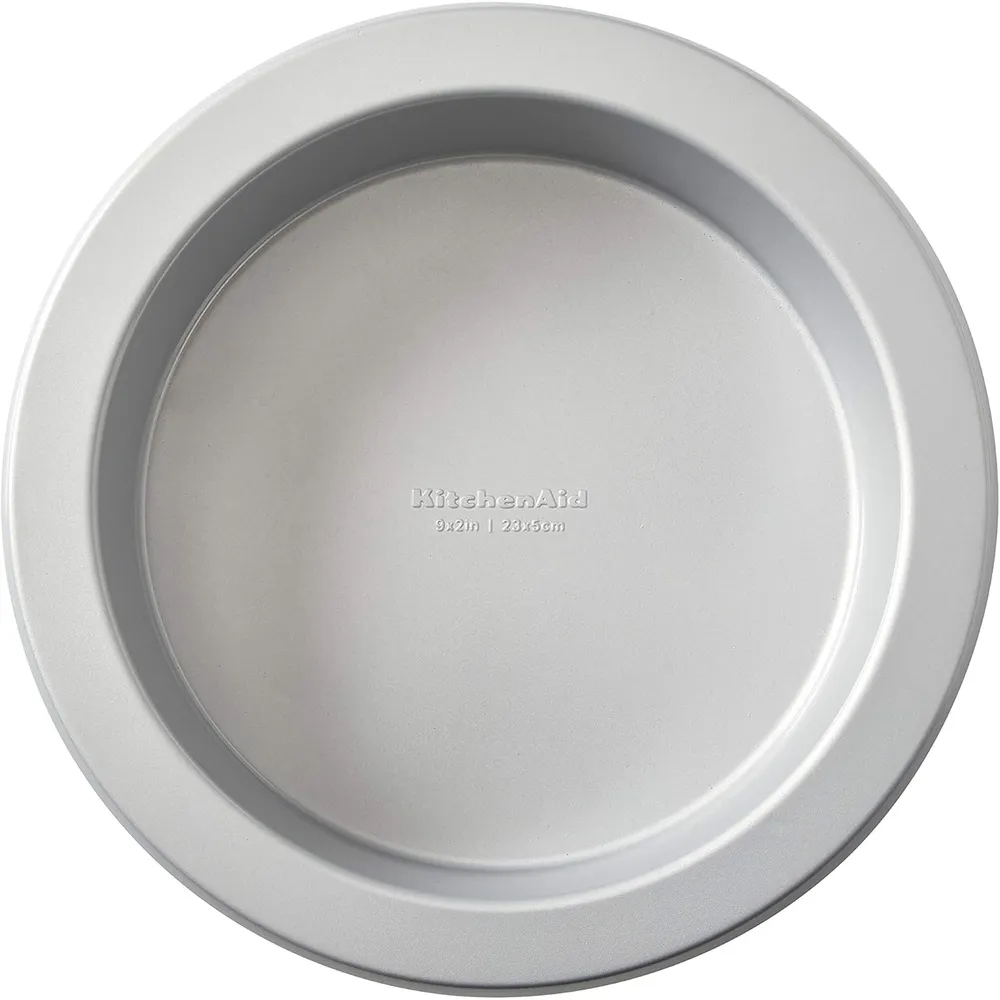 KitchenAid molde redondo 9 in / 23 cm, acero aluminizado | Plateado