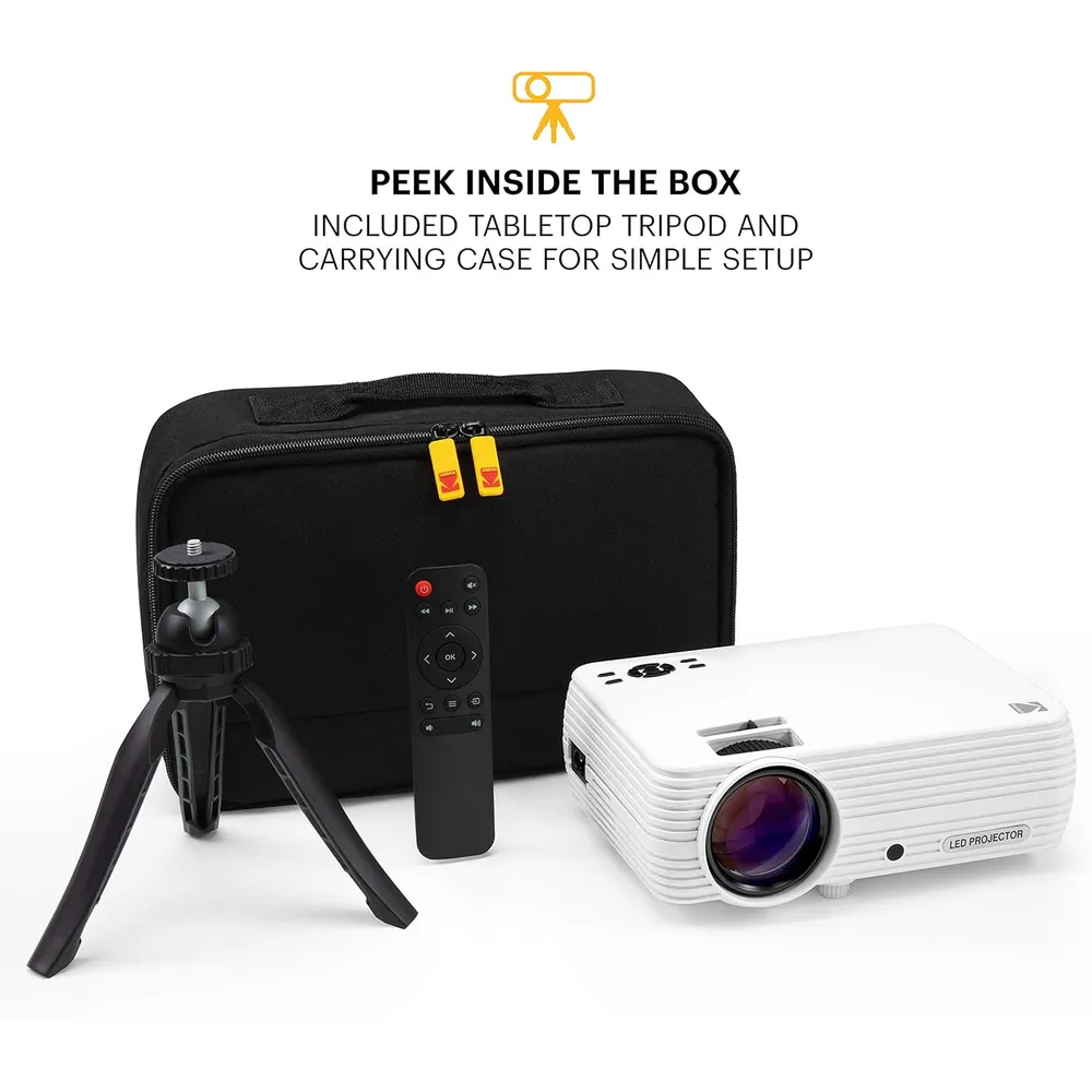 Kodak Flik X4 proyector doméstico compacto | Blanco