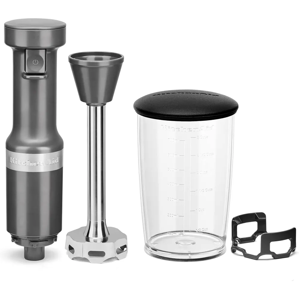 KITCHENAID KHBV53, BATIDORA DE MANO CON CABLE VELOCIDAD VARIABLE | GRIS CARBÓN