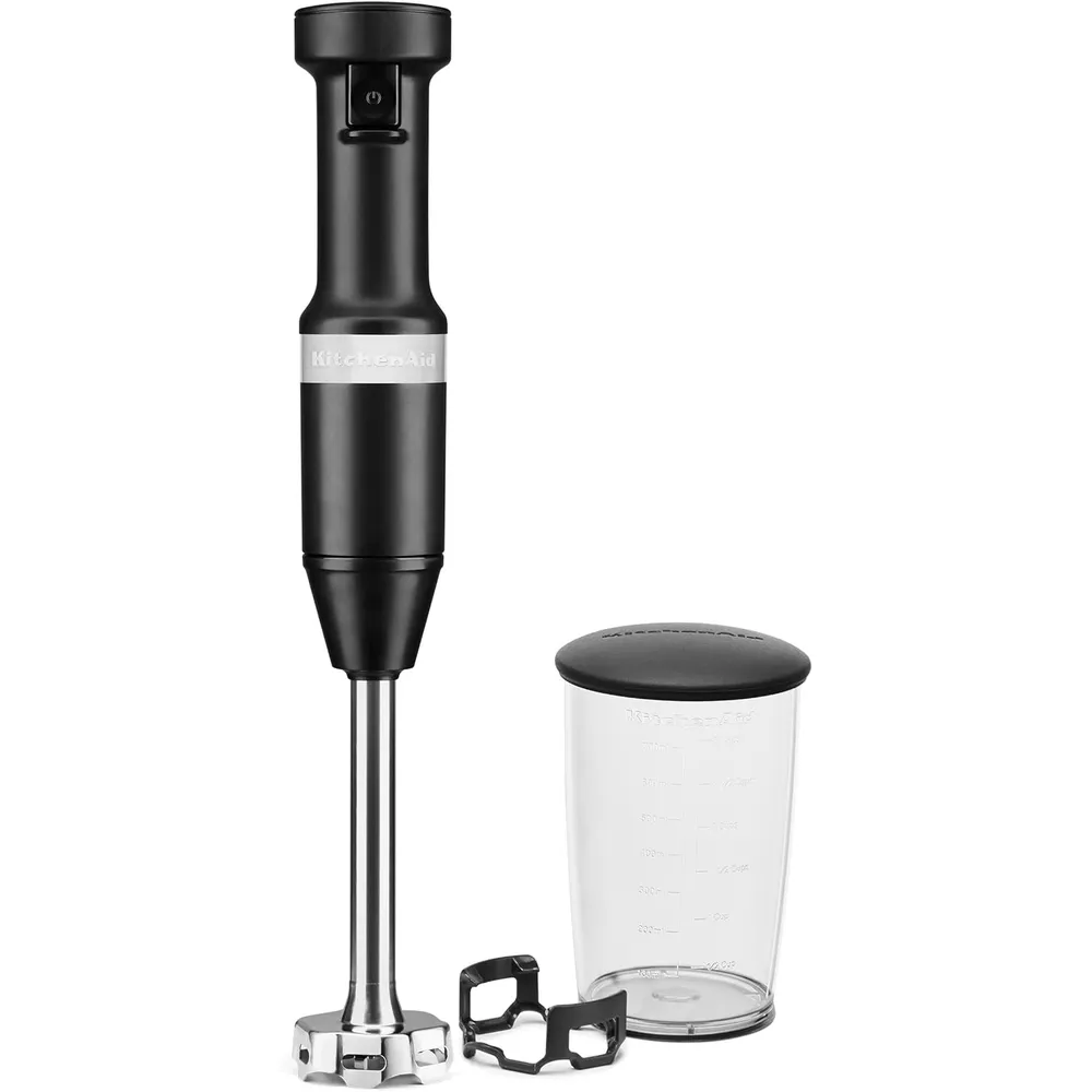 KITCHENAID KHBV53, BATIDORA DE MANO CON CABLE VELOCIDAD VARIABLE | NEGRO MATE
