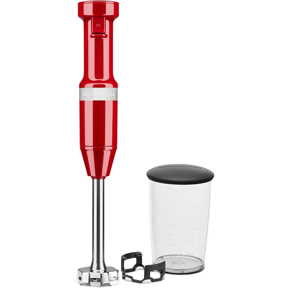 KITCHENAID KHBV53, BATIDORA DE MANO CON CABLE VELOCIDAD VARIABLE | ROJO IMPERIO