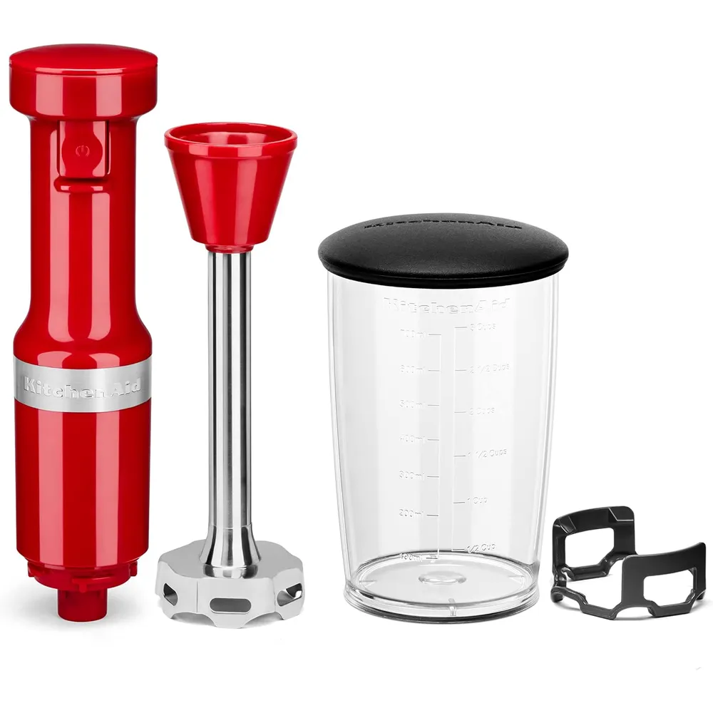 KITCHENAID KHBV53, BATIDORA DE MANO CON CABLE VELOCIDAD VARIABLE | ROJO IMPERIO
