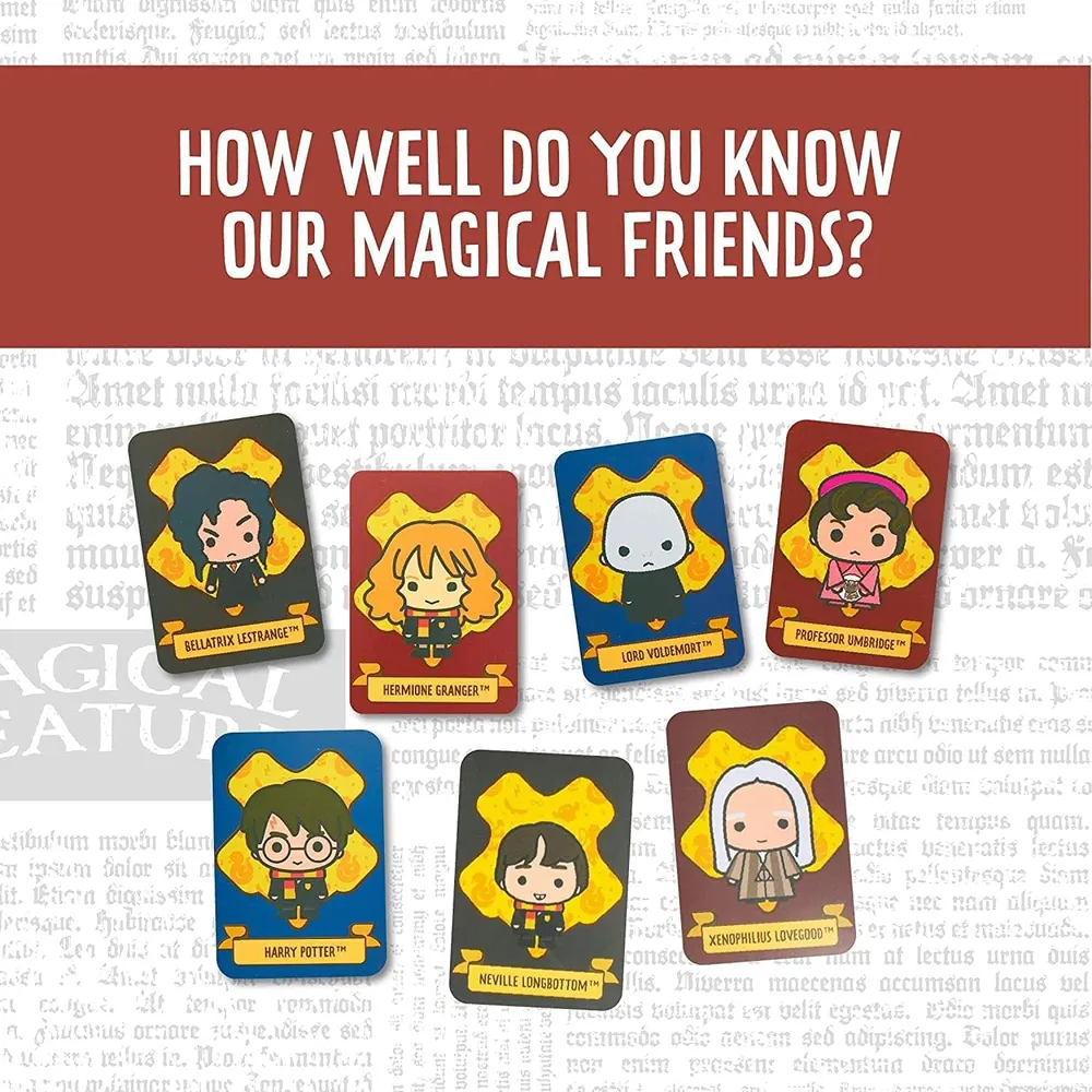 Paladone Harry Potter oficial versión inglés, juego de cartas “Who is It?”
