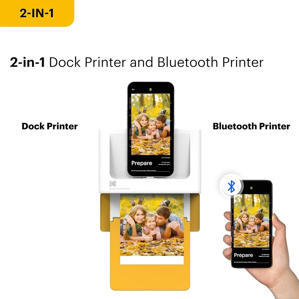 Kodak Dock Plus impresora fotográfica | Blanco