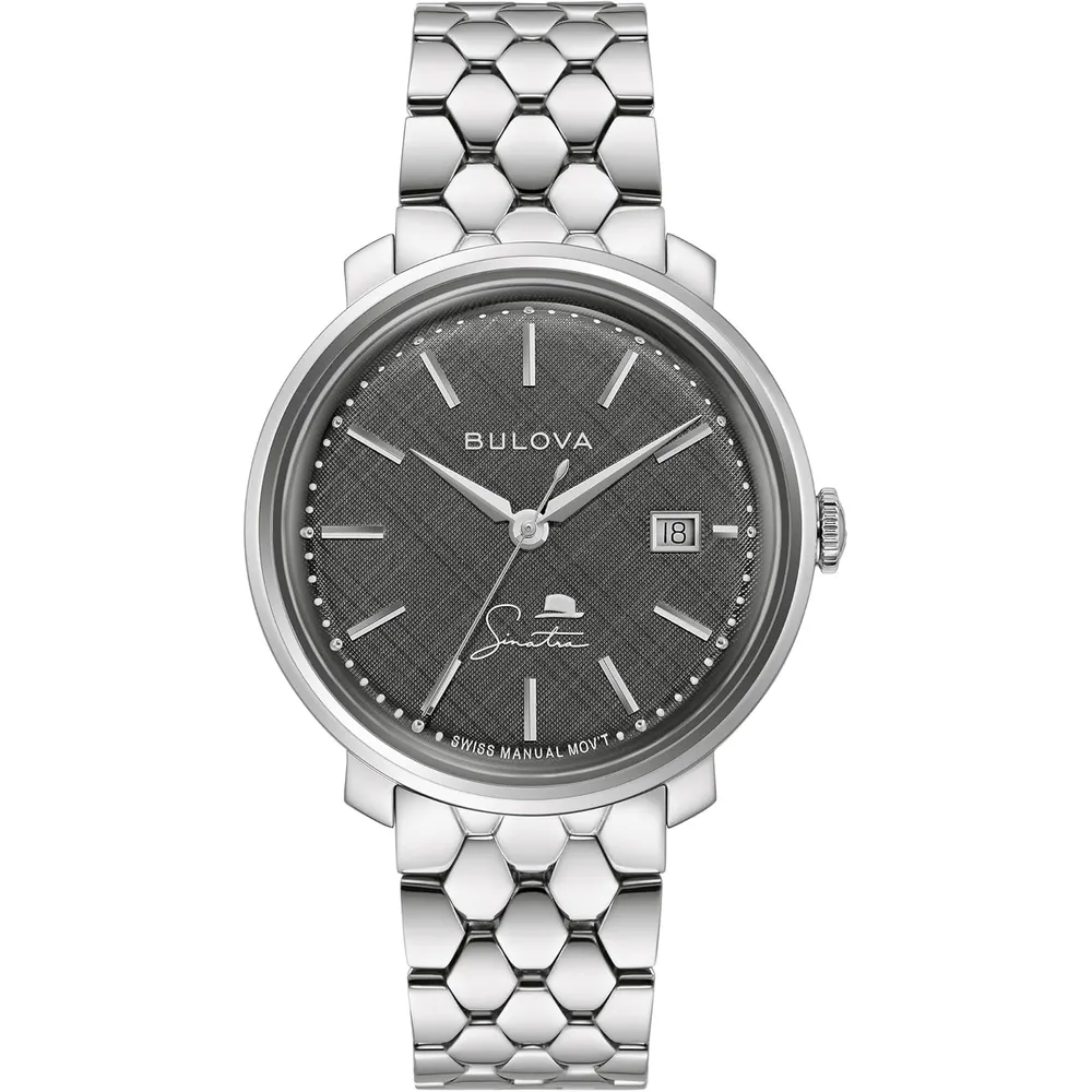b08fflhq5z_0_webp.webp Bulova reloj Frank Sinatra hombre automático 3 agujas correa cuero | Plata