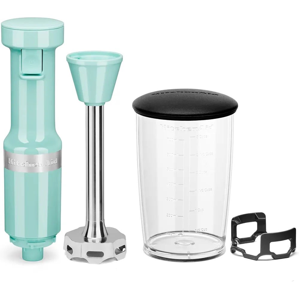 KITCHENAID KHBV53, BATIDORA DE MANO CON CABLE VELOCIDAD VARIABLE | AZUL HIELO