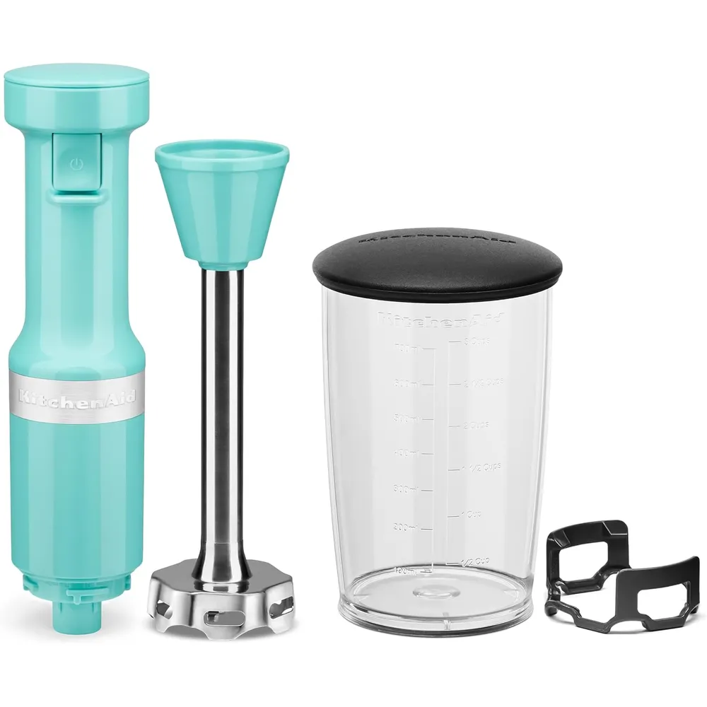 KITCHENAID KHBV53, BATIDORA DE MANO CON CABLE VELOCIDAD VARIABLE | AQUA SKY