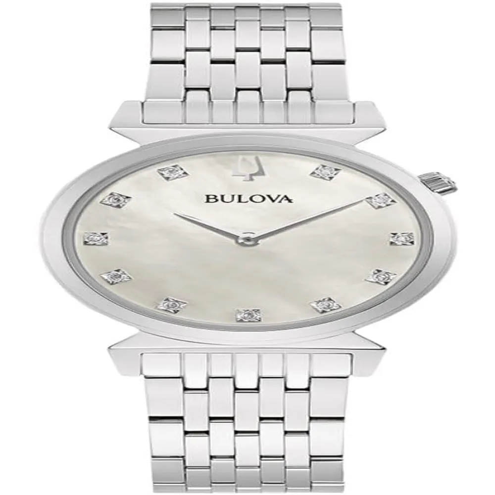 Bulova reloj Regatta mujer cuarzo diamantes | Plata