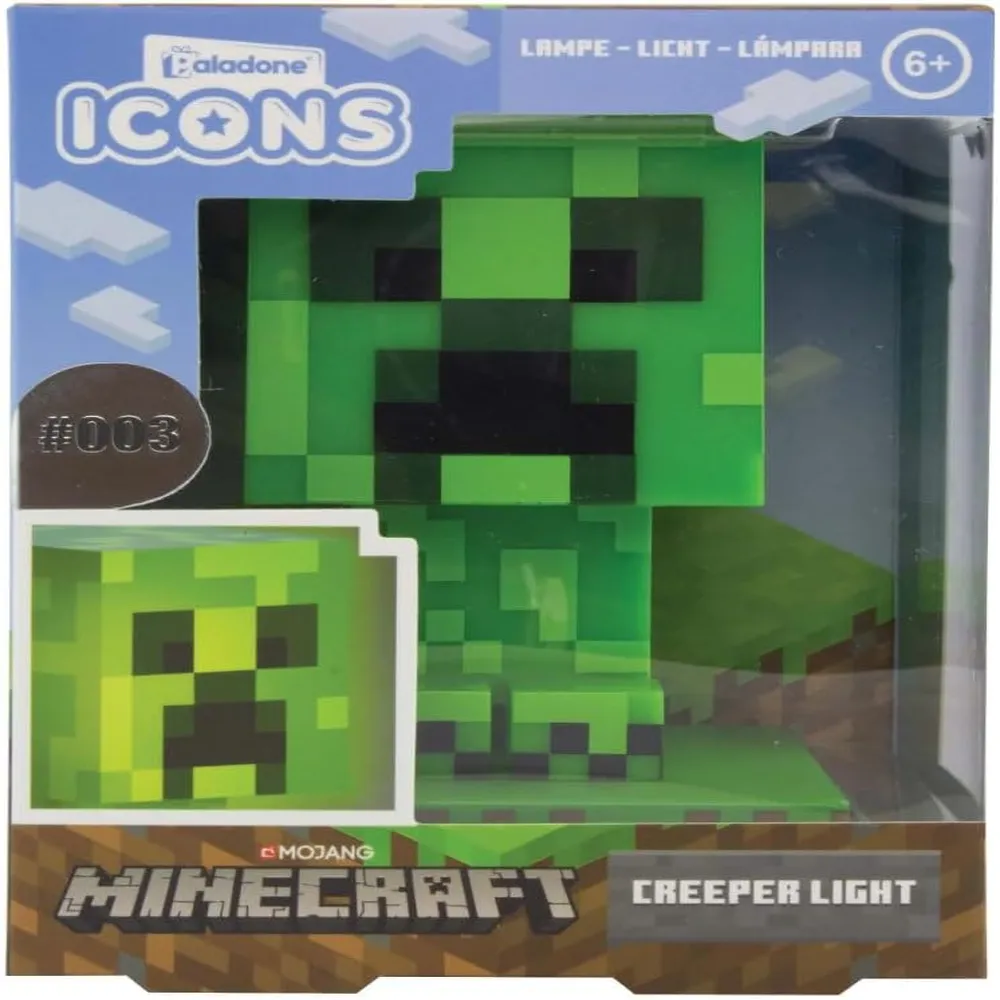 Paladone Minecraft Creeper, lámpara de noche