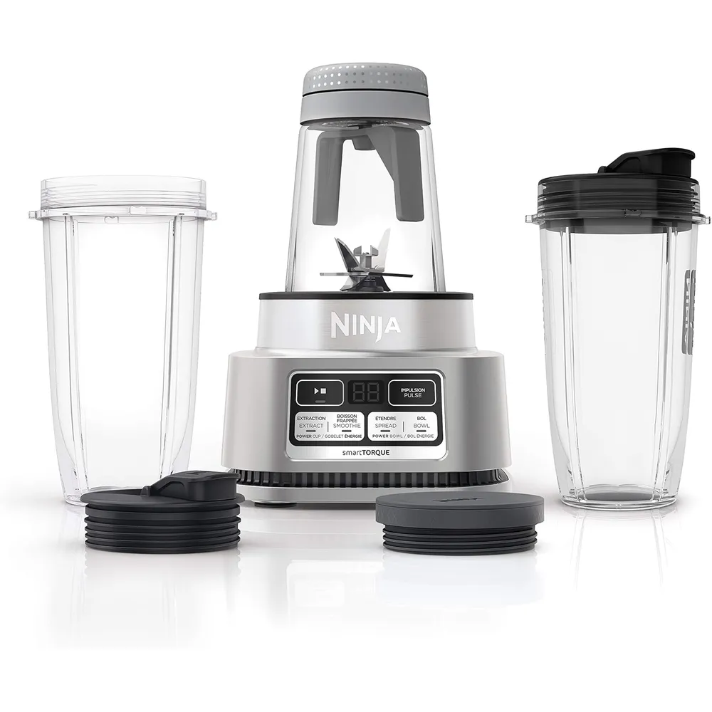 NINJA FOODI POWER NUTRI DUO, LICUADORA PERSONAL 24 OZ / 709 ML | NEGRO