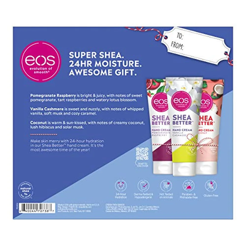 EOS Shea Better crema de manos pack 3 | 75 ml