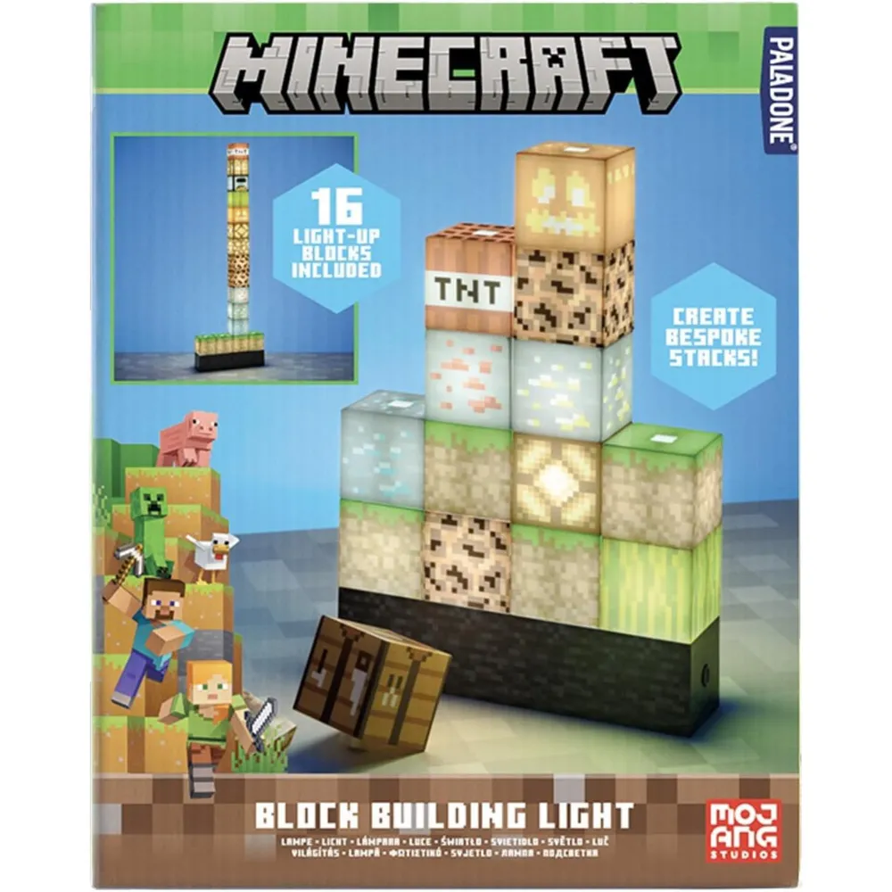 Paladone Minecraft, lámpara bloques construcción oficial
