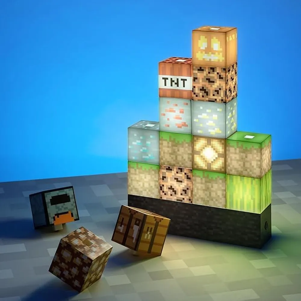 Paladone Minecraft, lámpara bloques construcción oficial