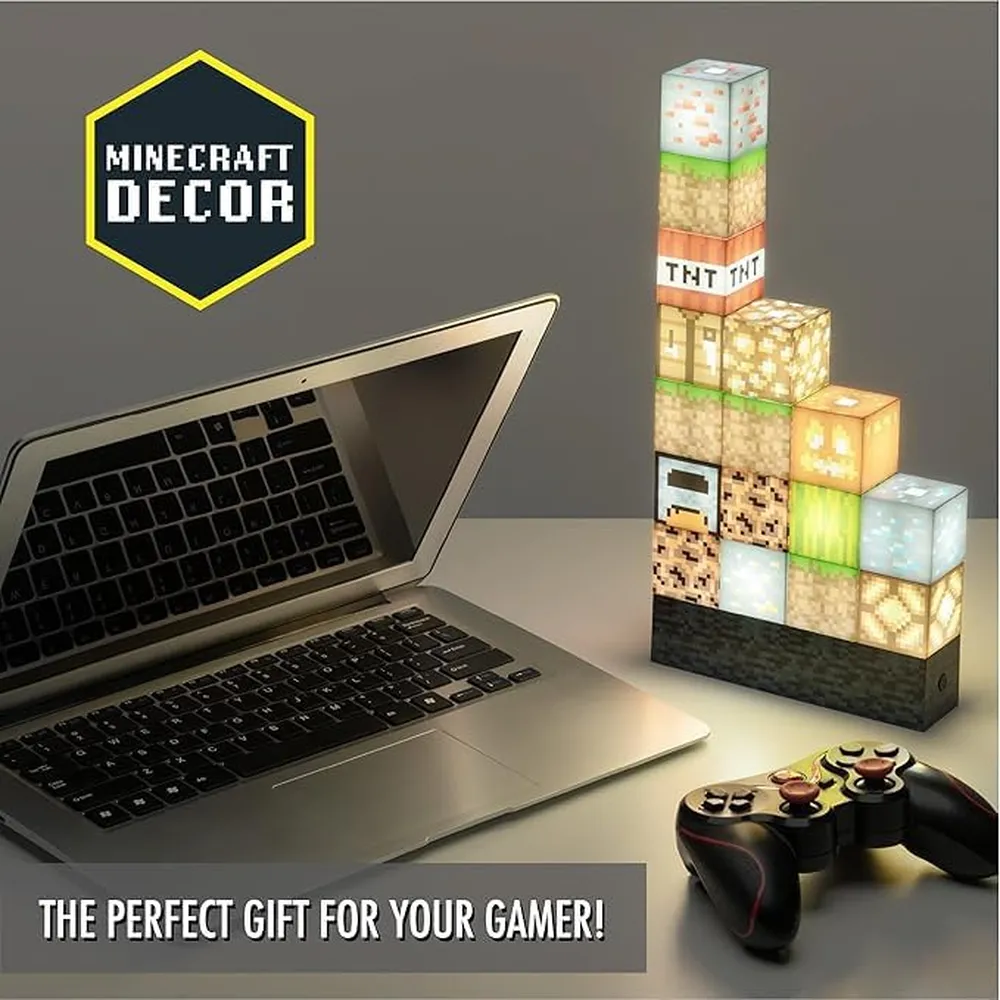 Paladone Minecraft, lámpara bloques construcción oficial