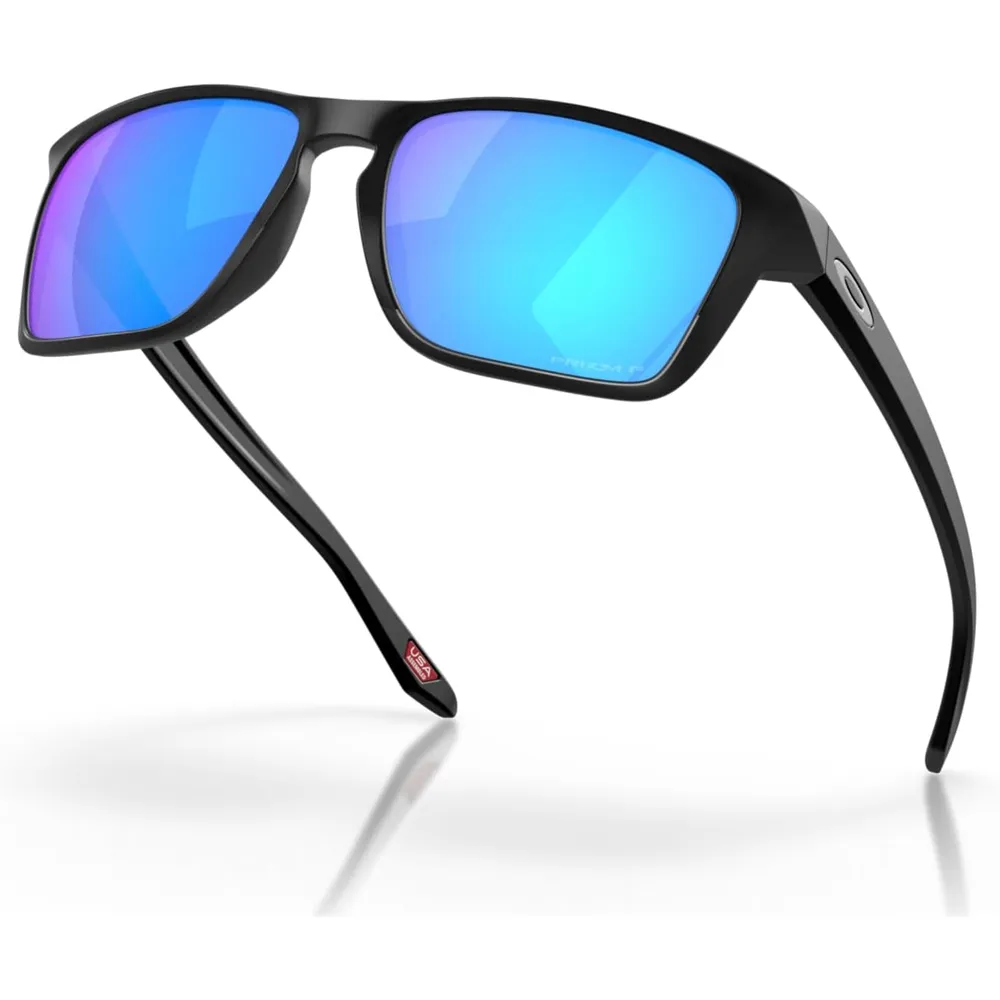 Oakley Sylas OO9448 Gafas de sol para hombre | Matte Black / Prizm Sapphire Iridium
