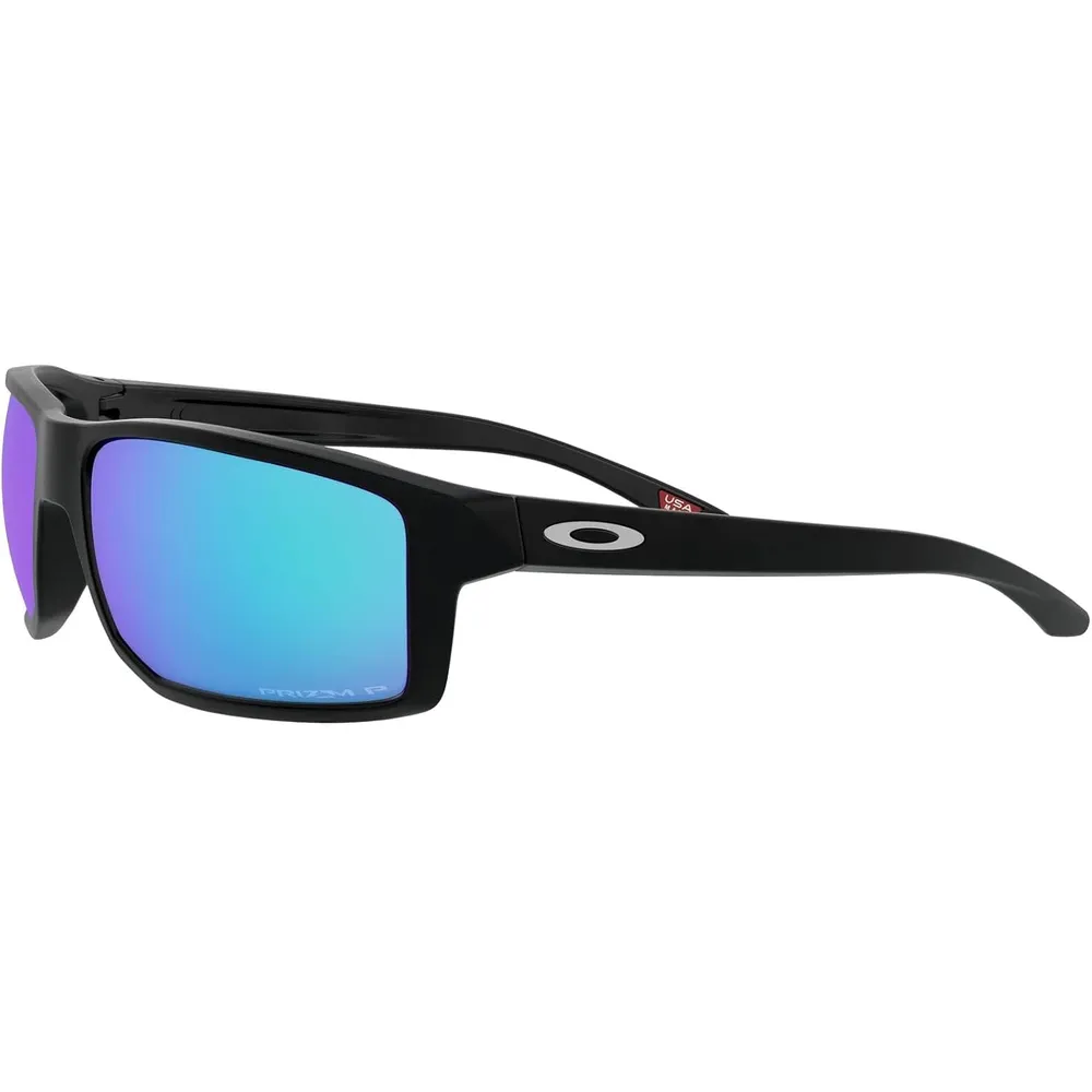 Oakley Gibson OO9449 Gafas de sol para hombre | Matte Black Silver Icon / Prizm Sapphire Iridium