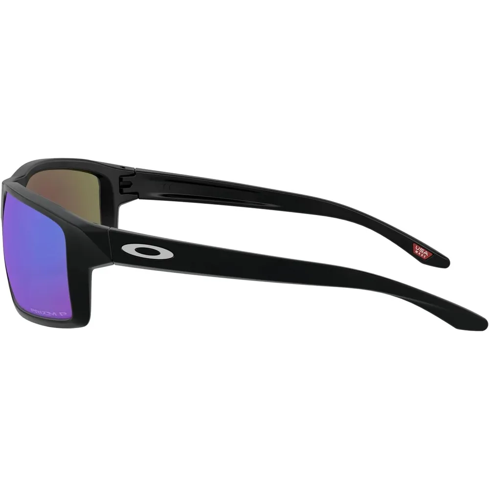 Oakley Gibson OO9449 Gafas de sol para hombre | Matte Black Silver Icon / Prizm Sapphire Iridium