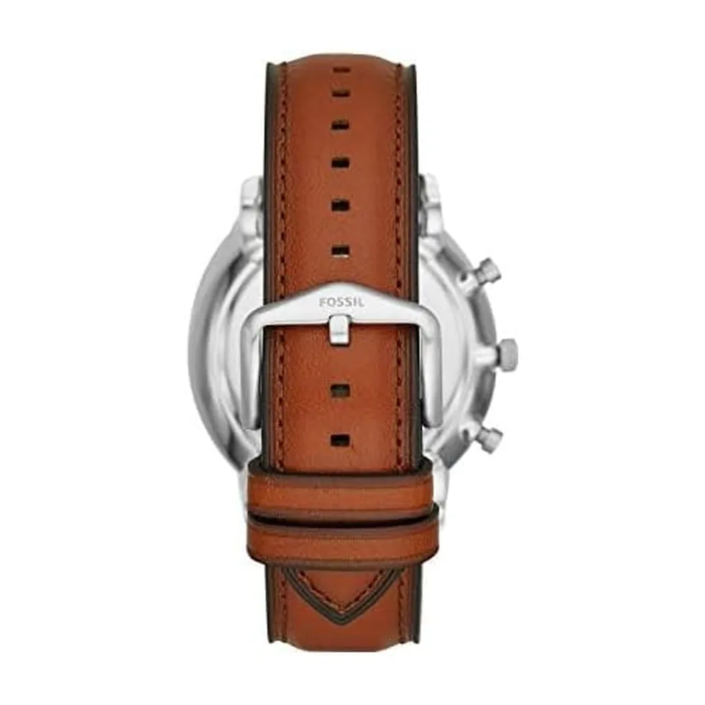 Fossil reloj cronógrafo Neutra de cuarzo + pulsera para hombre | Marrón/ Azul