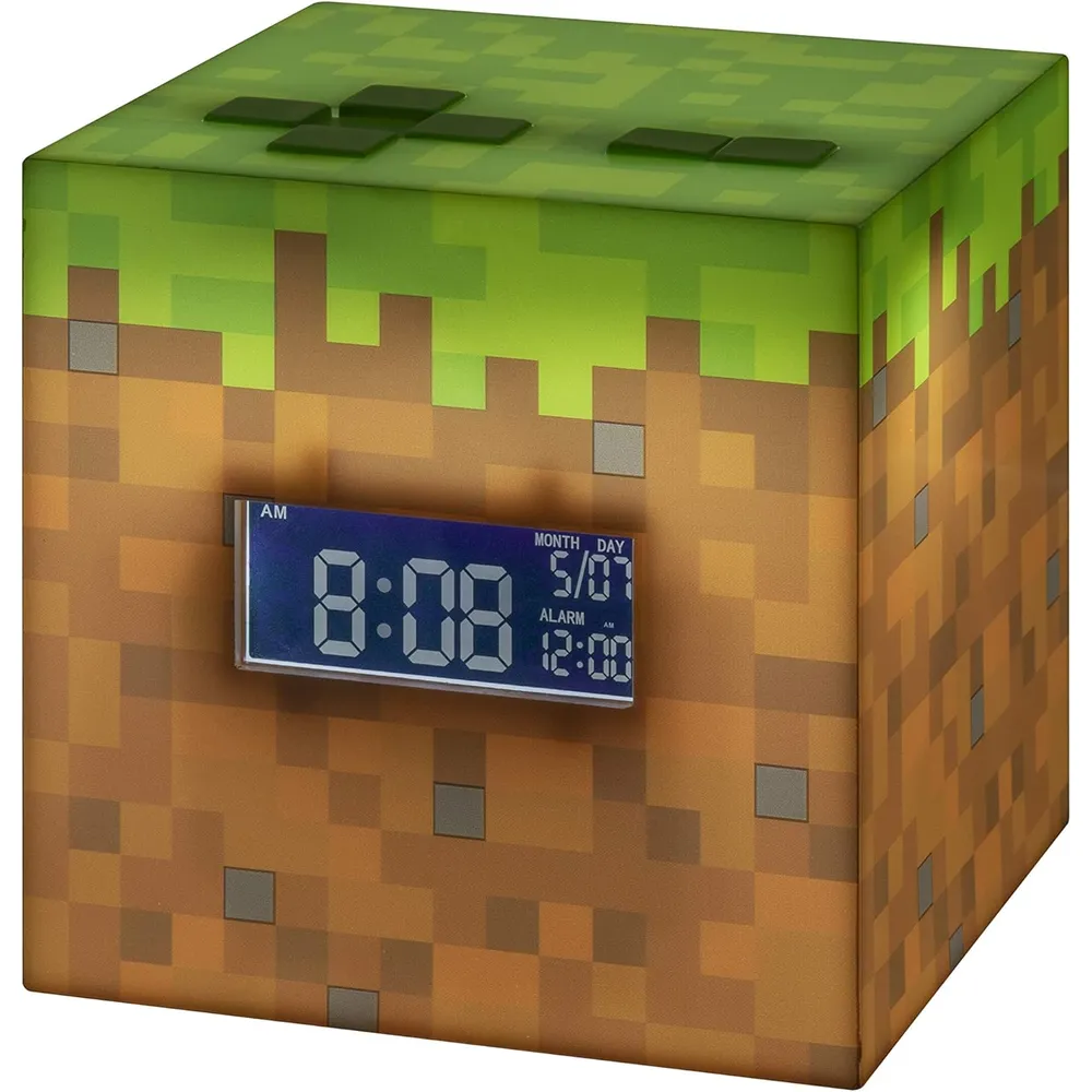 Paladone Minecraft, reloj despertador bloques y música oficial