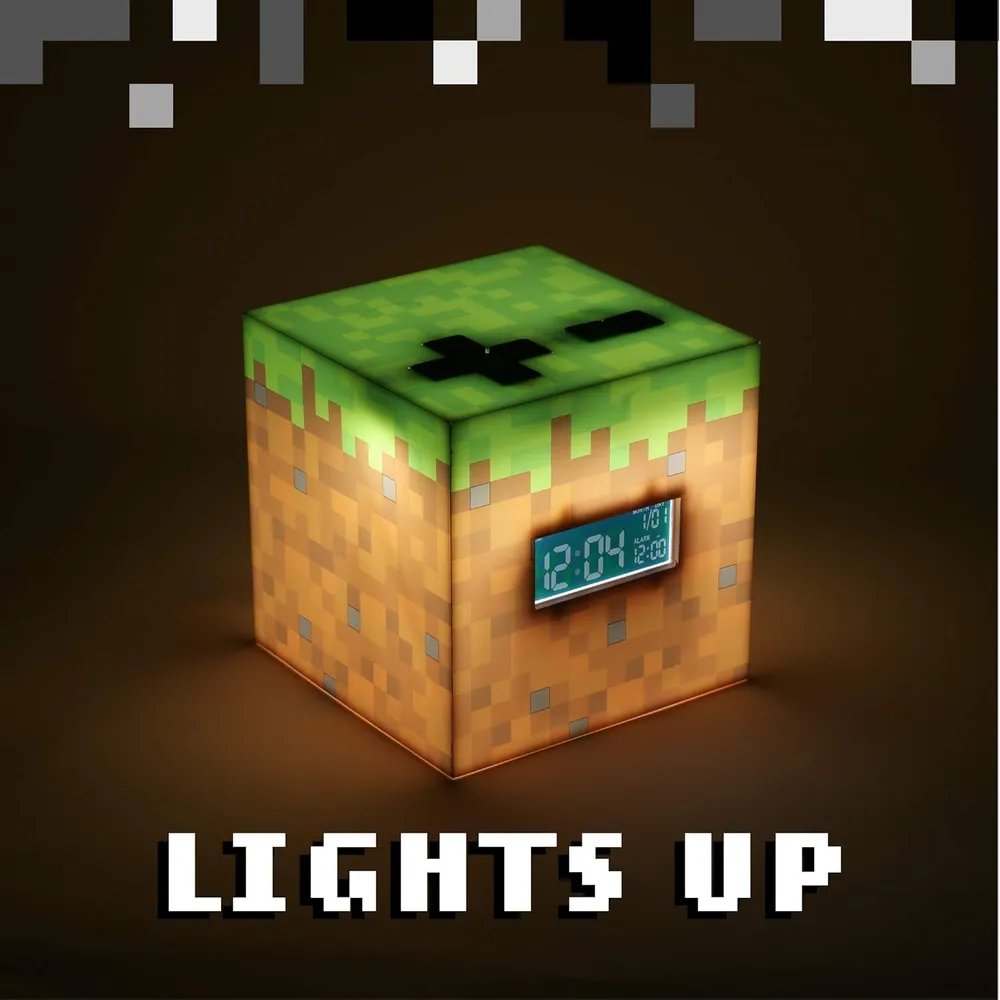 Paladone Minecraft, reloj despertador bloques y música oficial