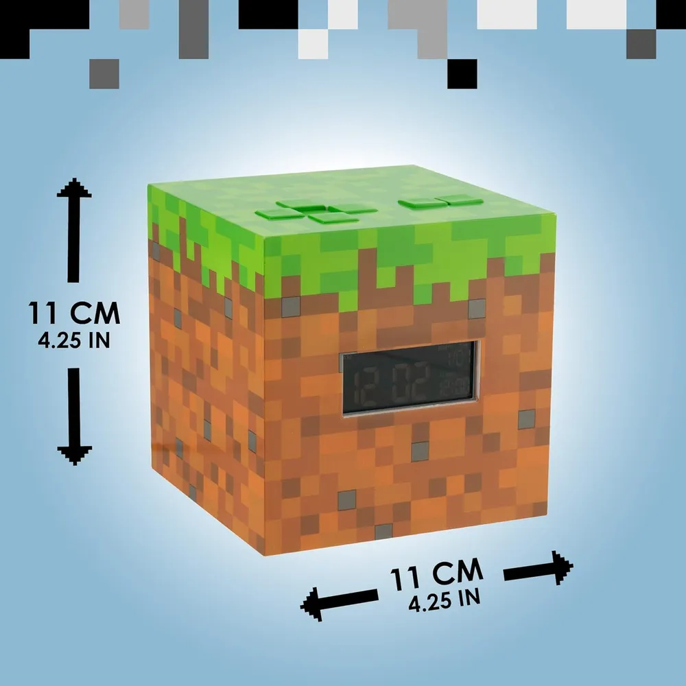 Paladone Minecraft, reloj despertador bloques y música oficial