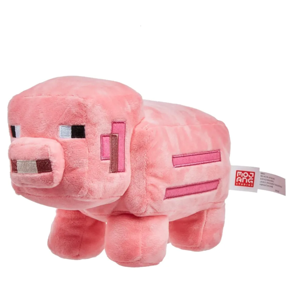 Minecraft peluche coleccionable para niños y fanáticos, cerdo minecraft 8"