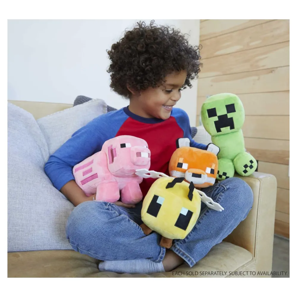 Minecraft peluche coleccionable para niños y fanáticos, cerdo minecraft 8"