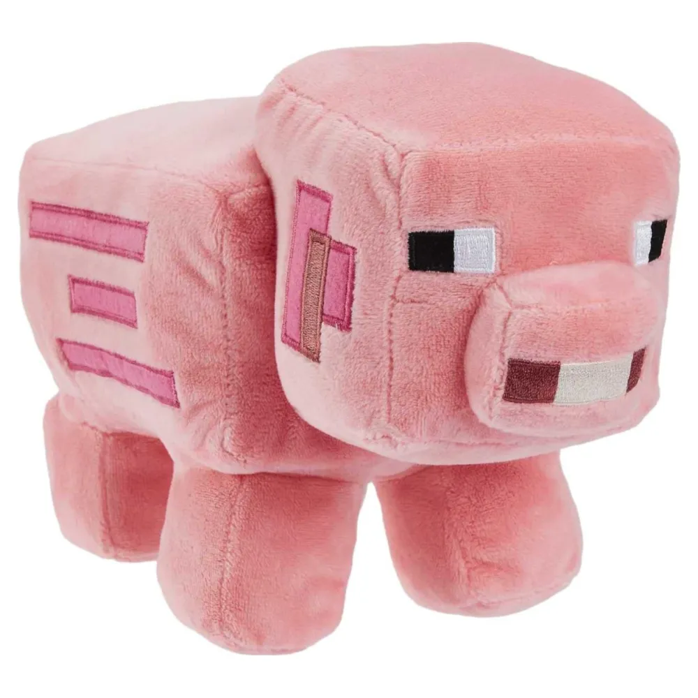Minecraft peluche coleccionable para niños y fanáticos, cerdo minecraft 8"