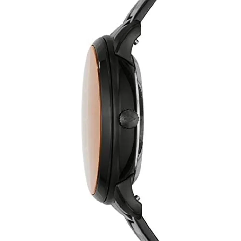 Fossil reloj automático Neutra para hombre, diseño esqueleto  | Negro