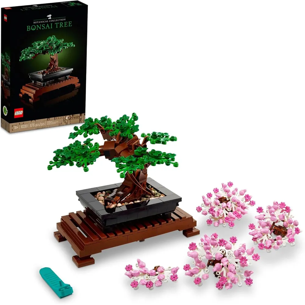 Lego Botanicals set de bonsái planta artificial decorativa para el hogar