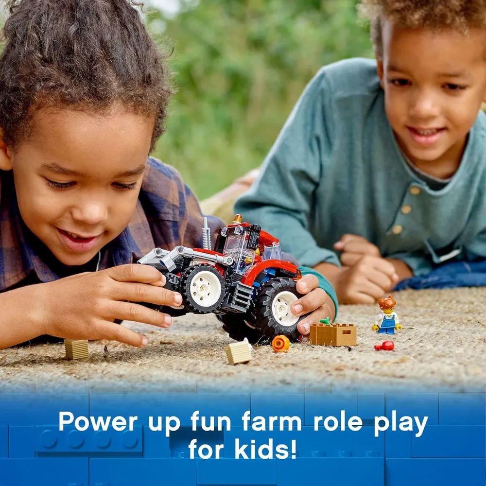 Lego City gran tractor vehículo de construcción infantil con accesorios