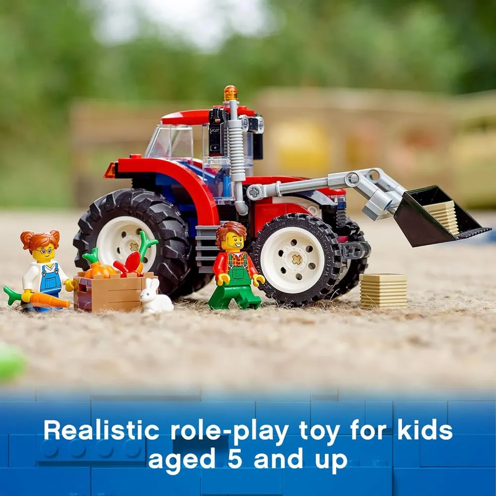 Lego City gran tractor vehículo de construcción infantil con accesorios