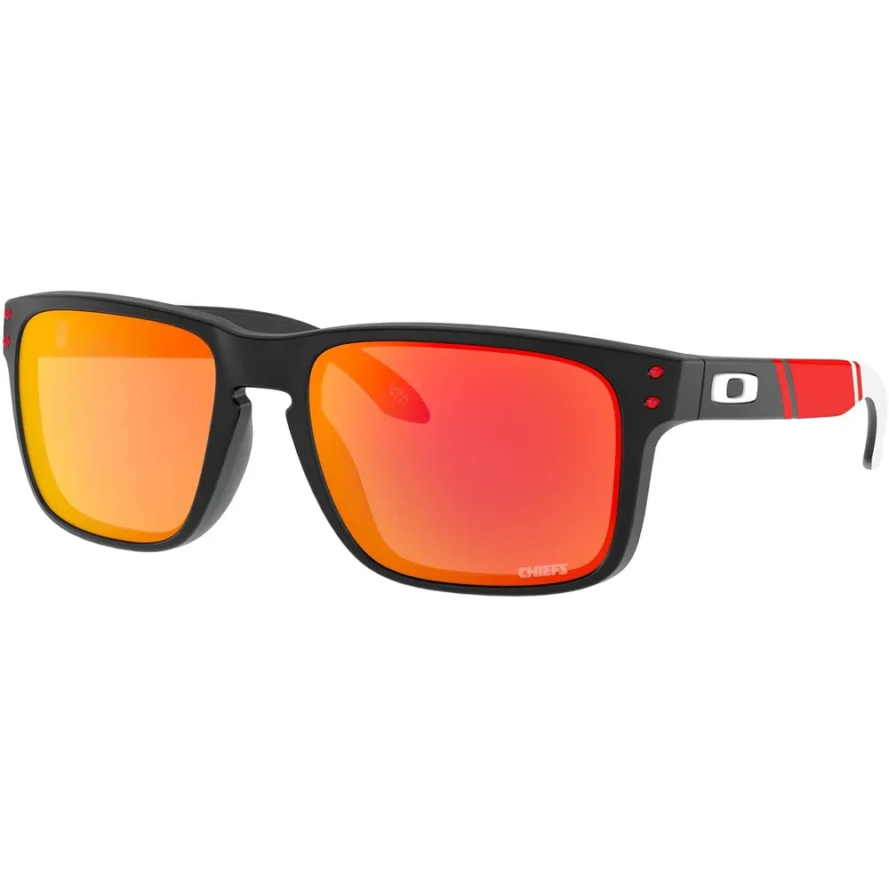 Oakley Holbrook OO9102 NFL Collection Gafas de sol para hombre | Matte Black / Prizm Ruby I
