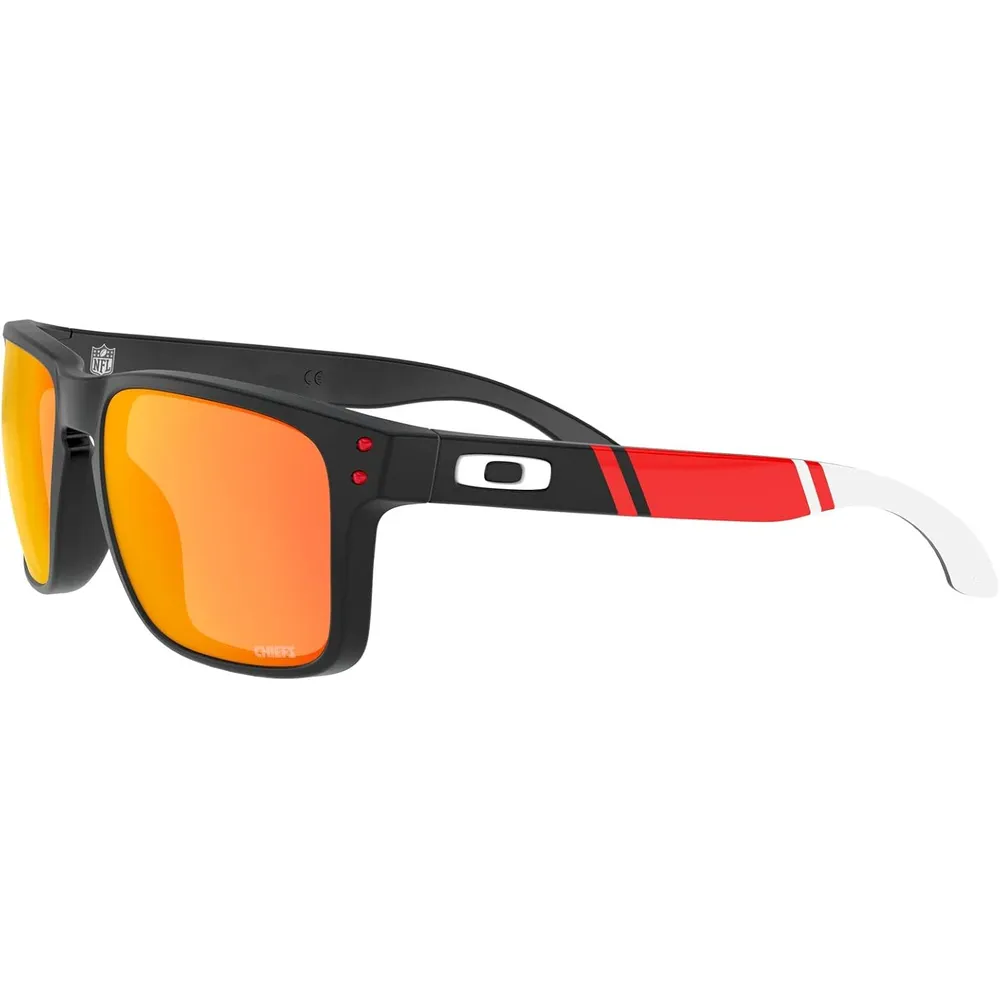 Oakley Holbrook OO9102 NFL Collection Gafas de sol para hombre | Matte Black / Prizm Ruby I