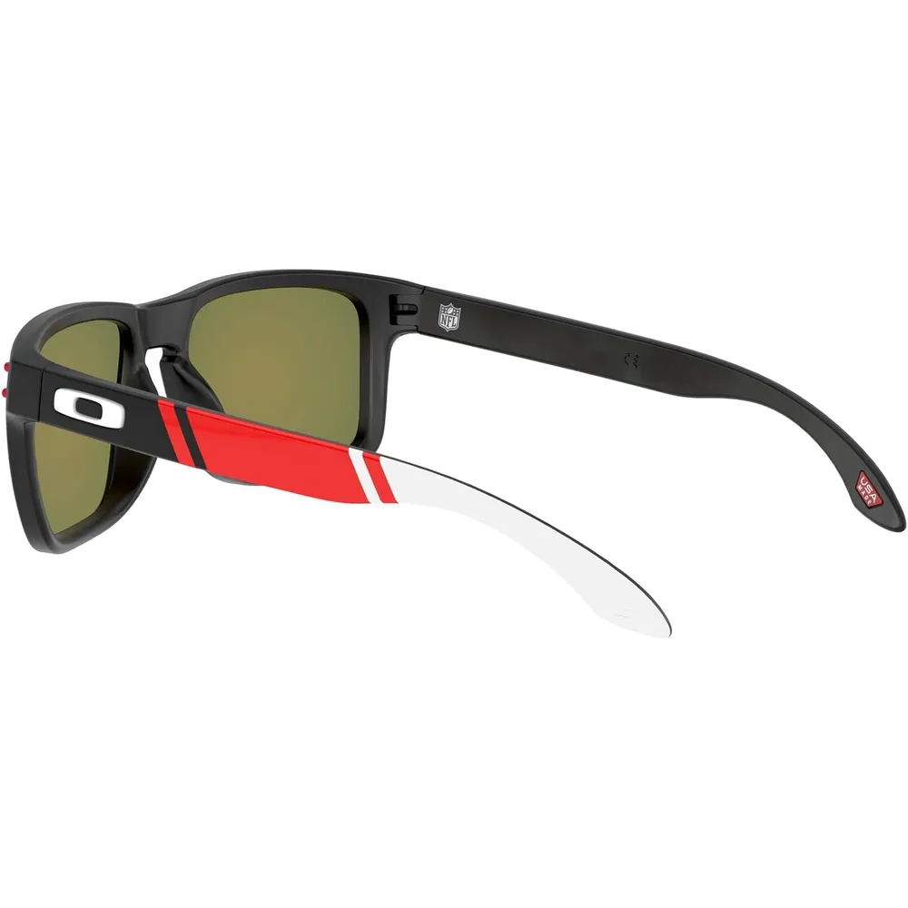Oakley Holbrook OO9102 NFL Collection Gafas de sol para hombre | Matte Black / Prizm Ruby I