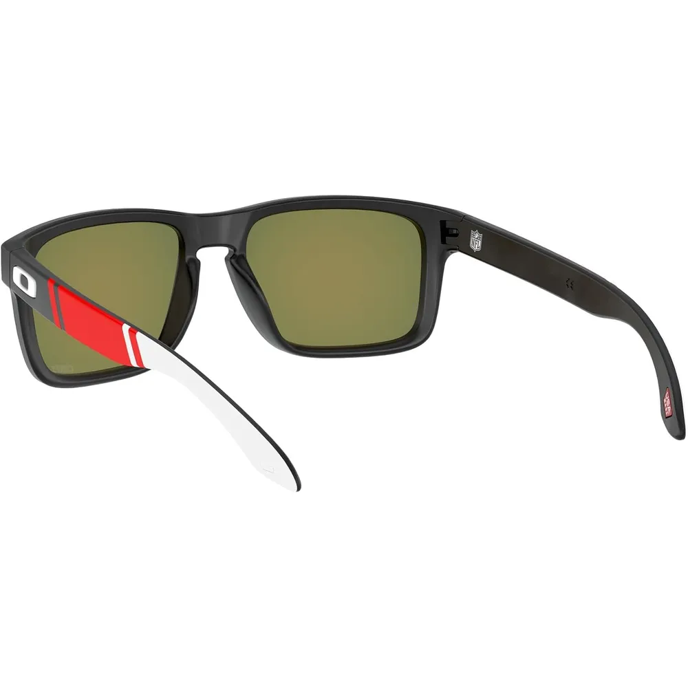 Oakley Holbrook OO9102 NFL Collection Gafas de sol para hombre | Matte Black / Prizm Ruby I