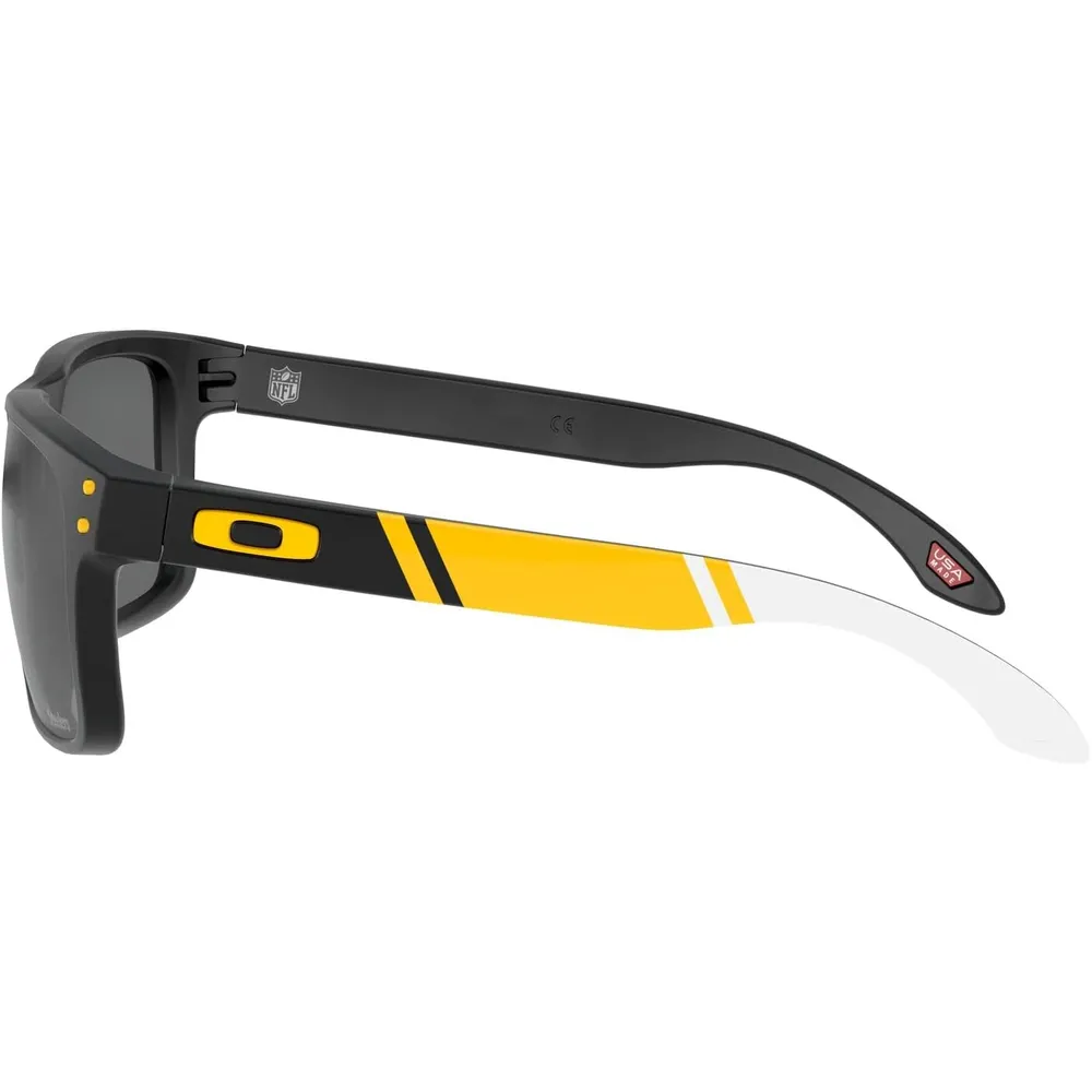 b08j4k4ls5_3_webp.webp Oakley Holbrook OO9102 NFL Collection Gafas de sol para hombre | Matte Black / Yellow / Prizm Black Pittsburgh Steelers