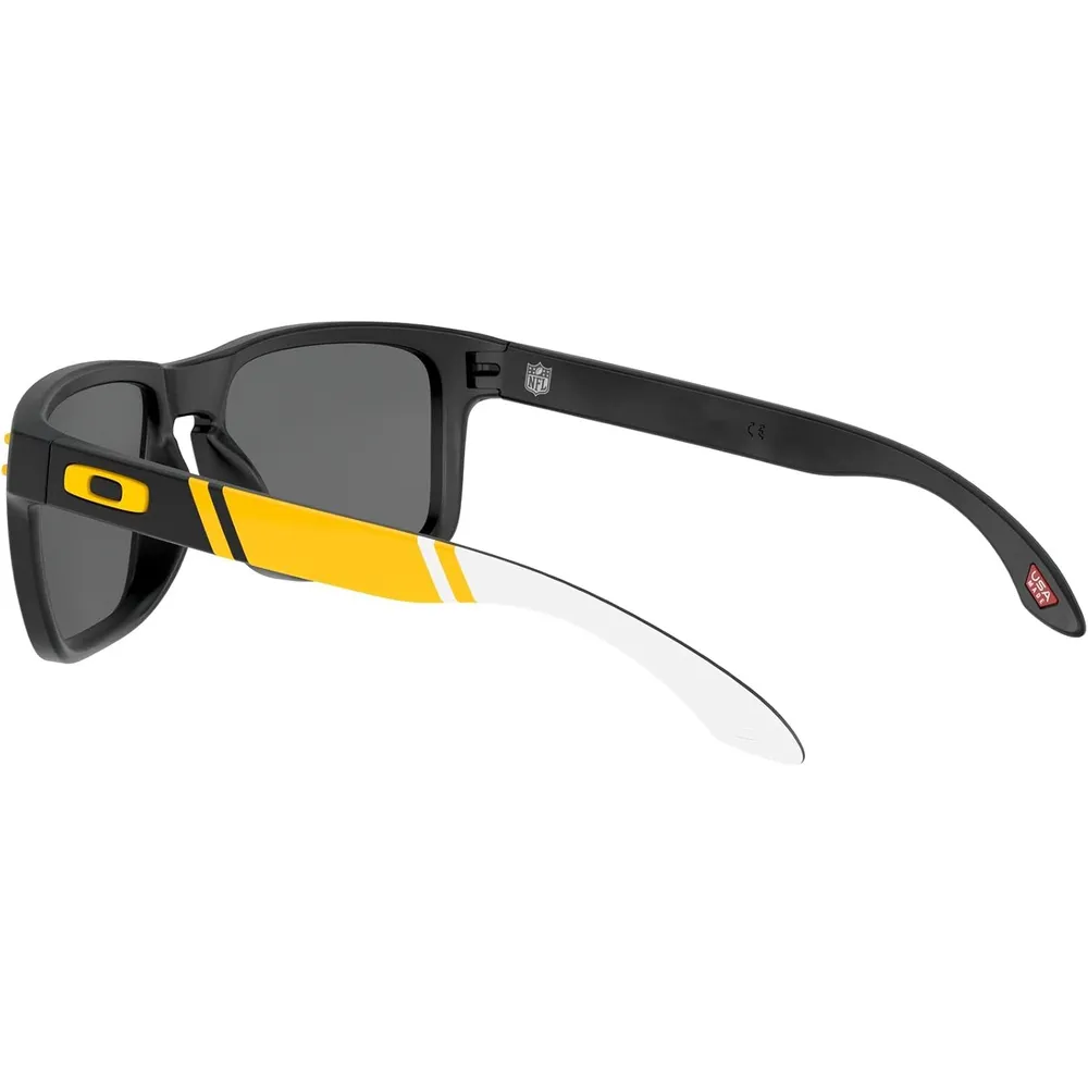 b08j4k4ls5_4_webp.webp Oakley Holbrook OO9102 NFL Collection Gafas de sol para hombre | Matte Black / Yellow / Prizm Black Pittsburgh Steelers